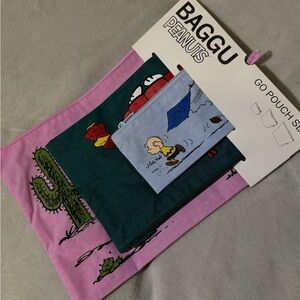 Baggu Peanuts Go Pouch Set